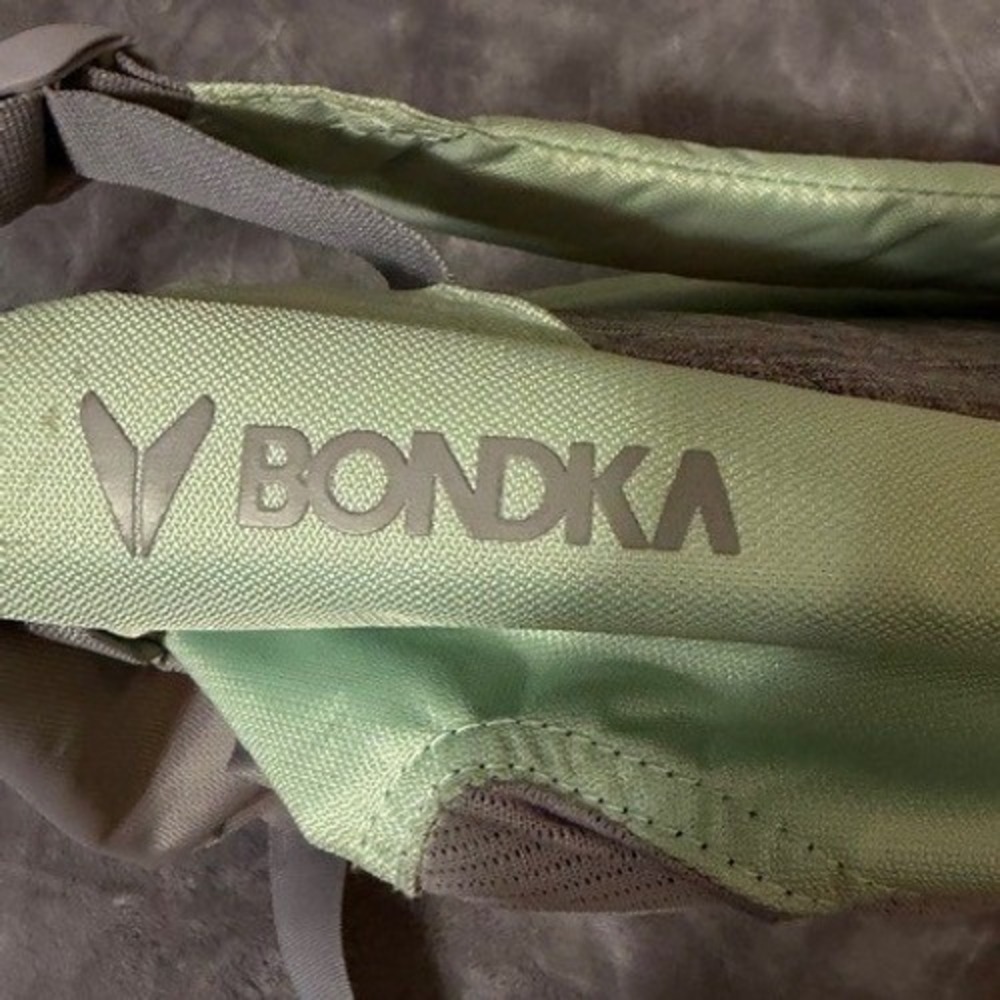 Bondka Backpack Lime Green‎ Gray Laptop Sleeve School Travel Commuter Bag - Picture 8 of 11